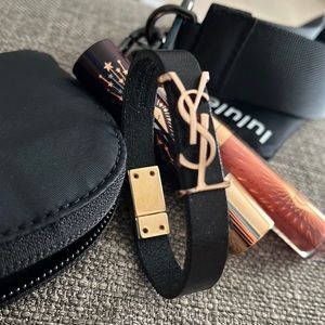 Saint Laurent Opyum Leather Bracelet || Size Small || 100% Bull Skin || ✨